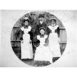 Staff photo at Edina, home of the Vickery Family