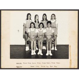 1967 Girls Basketball Team