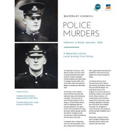 Police murders: Violence in Bondi Junction, 1931