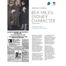 Bea Miles: Sydney character