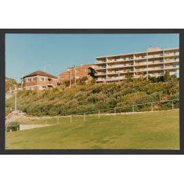 Landscaped Terrace Gardens at Southern side of Bronte Park. Block of units, above on corner of Pacific St and Bronte Road