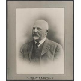 Alderman, H. C. Evans, Mayor 1900 - 1901
