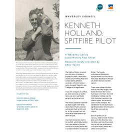 Kenneth Holland: Spitfire Pilot