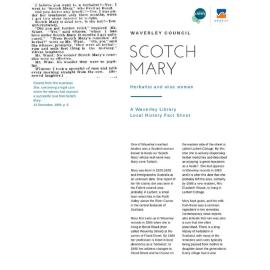 Scotch Mary: herbalist and wise woman