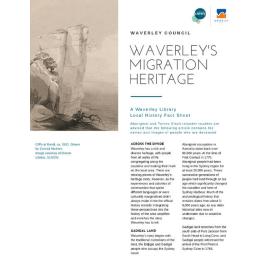 Waverley's Migration Heritage