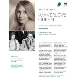 Waverley's Queen: Albania and a monarchy in exile