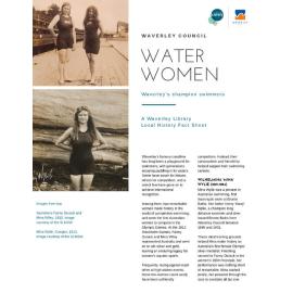 Water Women: Waverley's champion swimmers