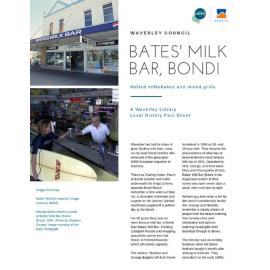 Bates' Milk Bar, Bondi: Malted milkshakes and mixed grills
