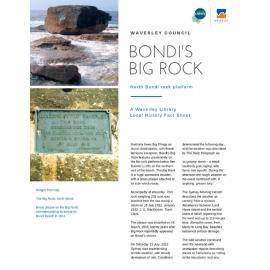Bondi's Big Rock: North Bondi rock platform