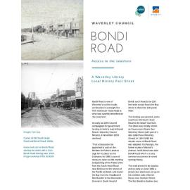 Bondi Road: access to the seashore
