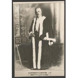 Alderman, R. G. Watkins, Mayor, 1906, 1911