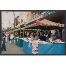 Charing Cross Village Fair, Market stalls at fair, Bronte Road, 31st October 1993