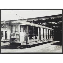 O class tram at Waverley tram depot, cnr Oxford St and York Rd.
