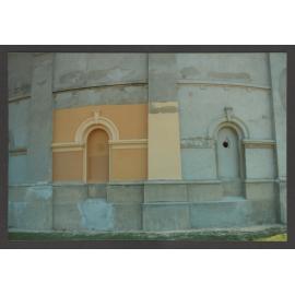 Reservoir No. 2 Waverley park being repaired and painted. Built in 1917.