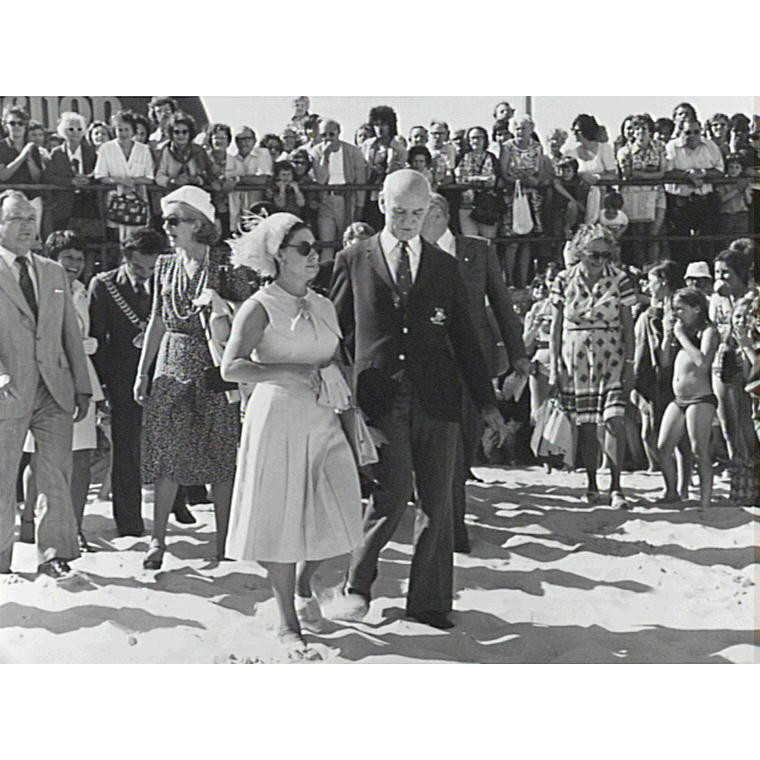 Princess Margaret visits Bondi