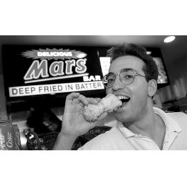 Bondi Surf Seafood and the deep fried Mars Bar