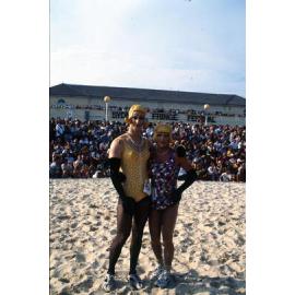 Drag races on Bondi Beach