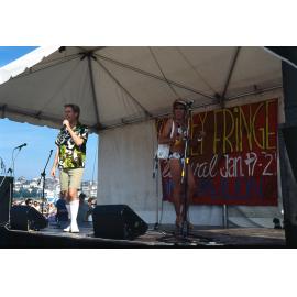 Drag races on Bondi Beach
