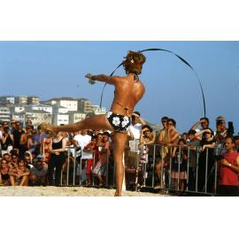 Drag races on Bondi Beach