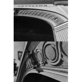 Recasting of the balusters and cartouche