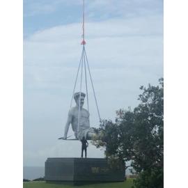 Borat sculpture in Marks Park