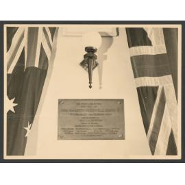 Interior - Plaque commemorating the visit of Queen Elizabeth II to Waverley