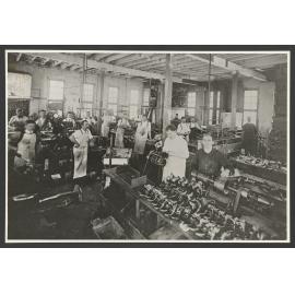 The Boot Factory, Interior - Staff at work part finishing.