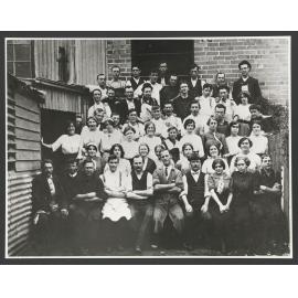 The Boot Factory, Staff outside factory.