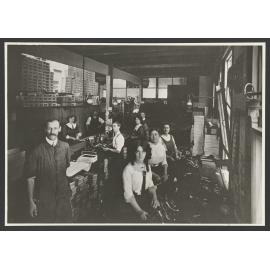 The Boot Factory, Interior, staff at work - final packaging