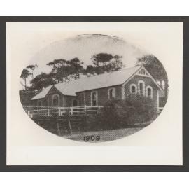 Waverley College. Carrington Road. Charing Cross. The original building of one storey.