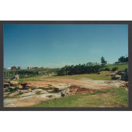 Calga Park, Located on cliff edge, between Waverley Cemetery ( left) and the Bronte cut.