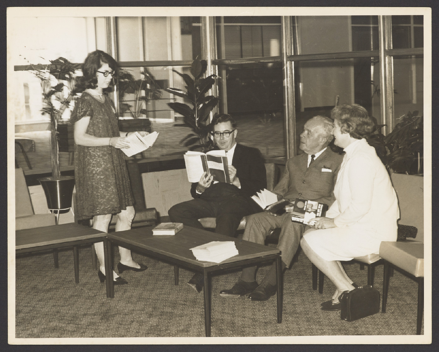 Photos of the official opening of Waverley Library Central Branch, 1967